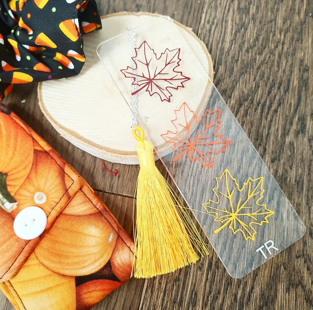 Fall Leaves Bookmark